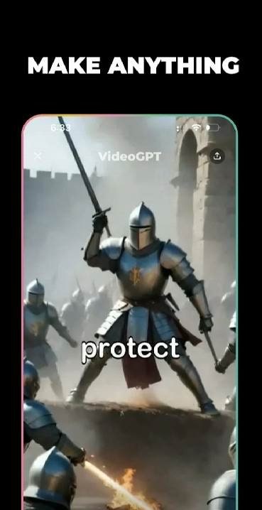 VideoGPT - AI Video Generator interface preview