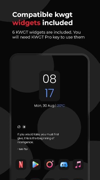 Selene Noir - Dark Icon Pack screenshot 3