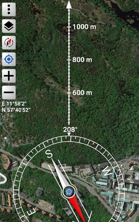 Orienteering Compass & Map screenshot 2