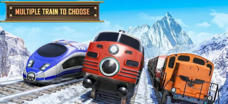 Snow Train Simulator Games 3D gameplay screenshot 1