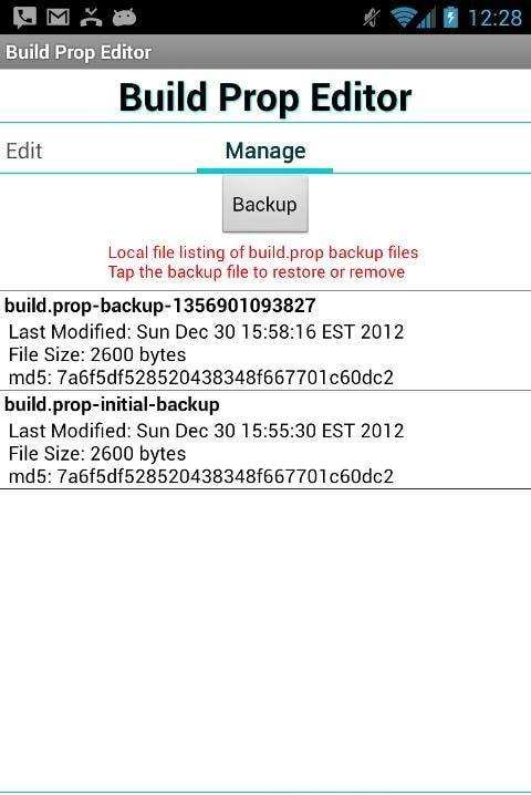 Build Prop Editor screenshot 4