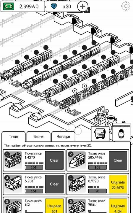 Train Tycoon gameplay screenshot 1