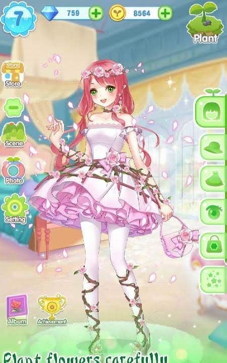 Third look at Garden Dressup Flower Princess