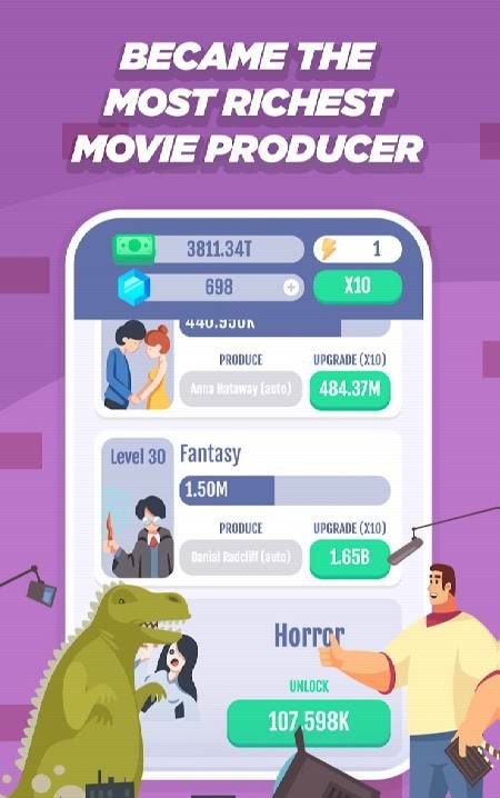 Idle Movie Studio gameplay screenshot 3