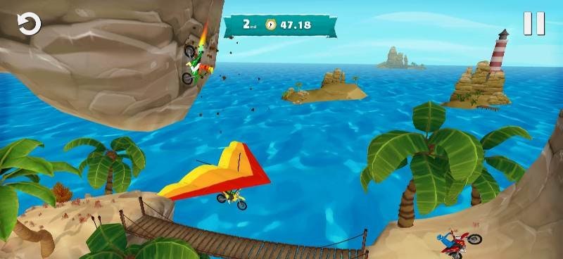 Airborne Motocross gameplay screenshot 4