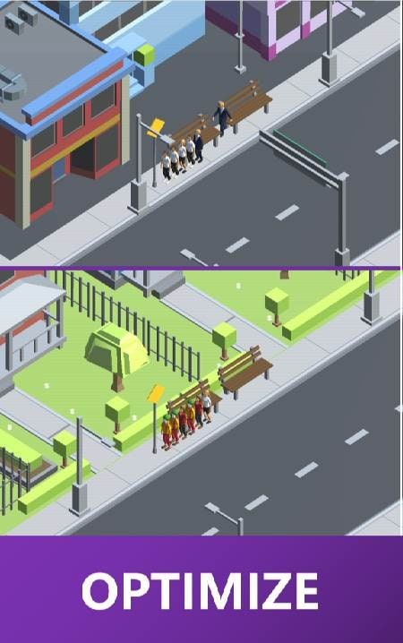 Bus Tycoon Simulator Idle Game gameplay screenshot 4