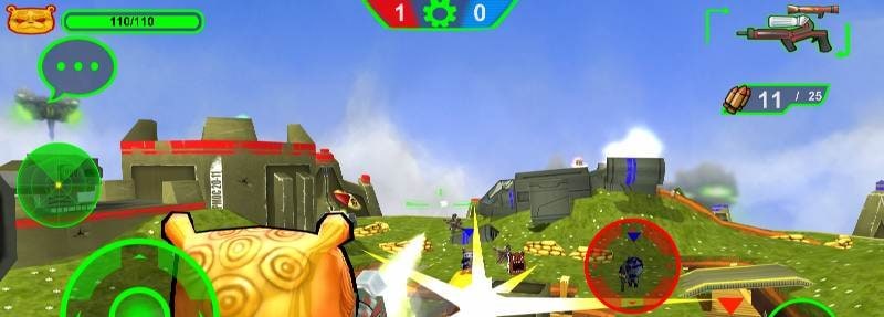 Battle Bears Gold game interface