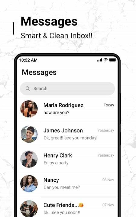 Messages screenshot 1