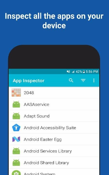 App Inspector screenshot 1