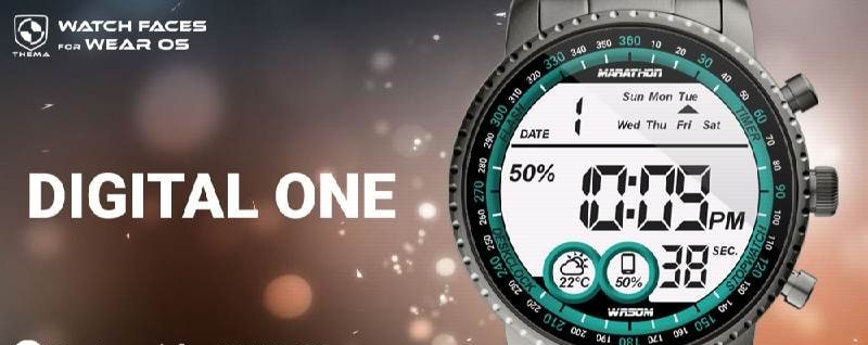 Digital One Watch Face screenshot 1
