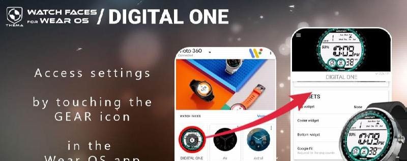Digital One Watch Face screenshot 3