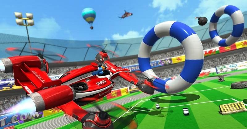 Flying Formula Car Racing Game screenshot 2