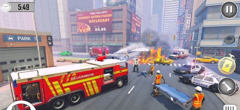 Fire Truck: Fire Fighter Game screenshot 1