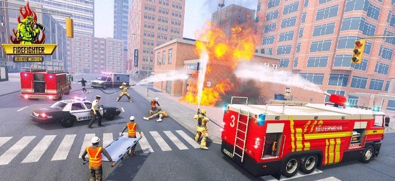 Fire Truck: Fire Fighter Game screenshot 2