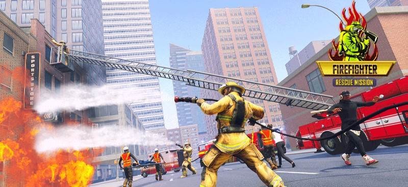Fire Truck: Fire Fighter Game screenshot 4
