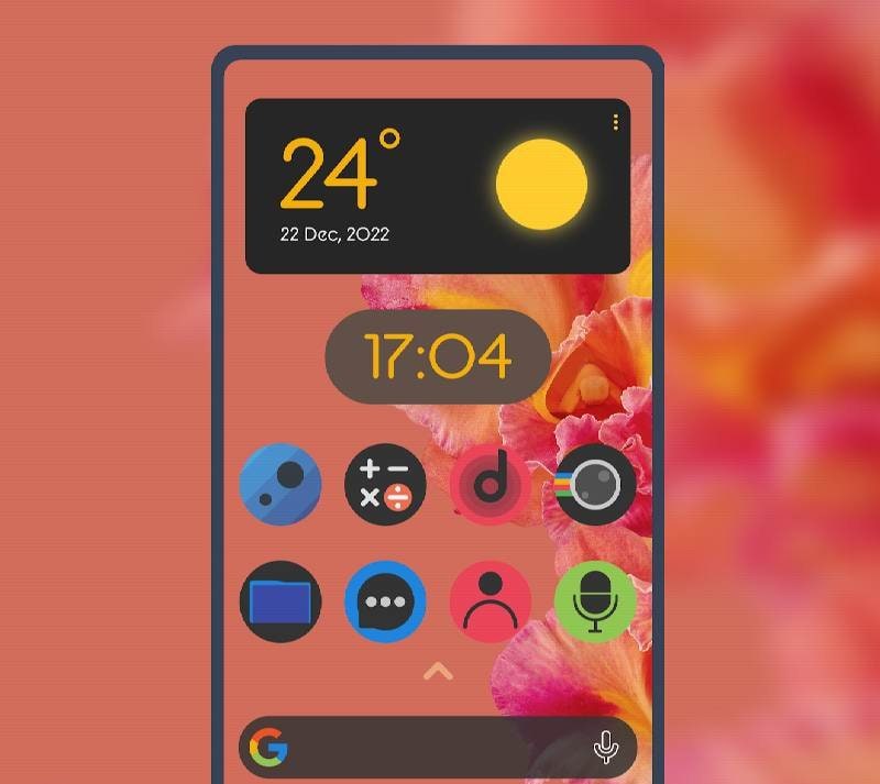 Lumos Dark - Rounded Icon Pack screenshot 1