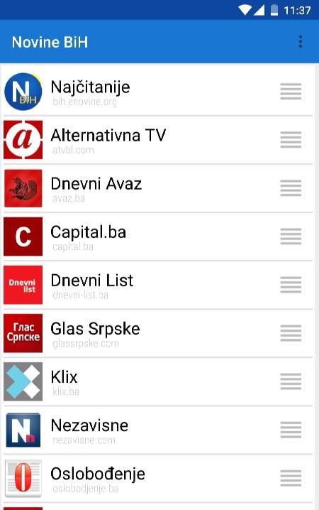 Novine BiH screenshot 1