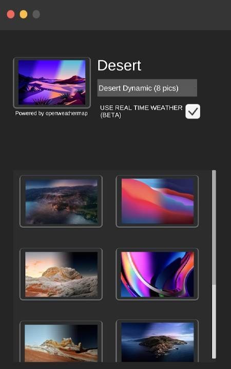 MacOS Big Sur - Dynamic Live Wallpaper screenshot 1