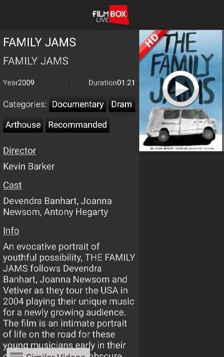 Filmbox Live screenshot 3