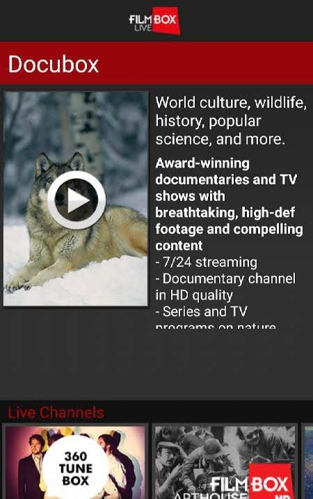 Filmbox Live screenshot 4