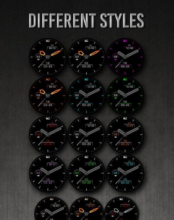 PWW21 - Analog Watch Face screenshot 3