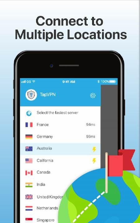 TapVPN Free VPN Screenshot 3