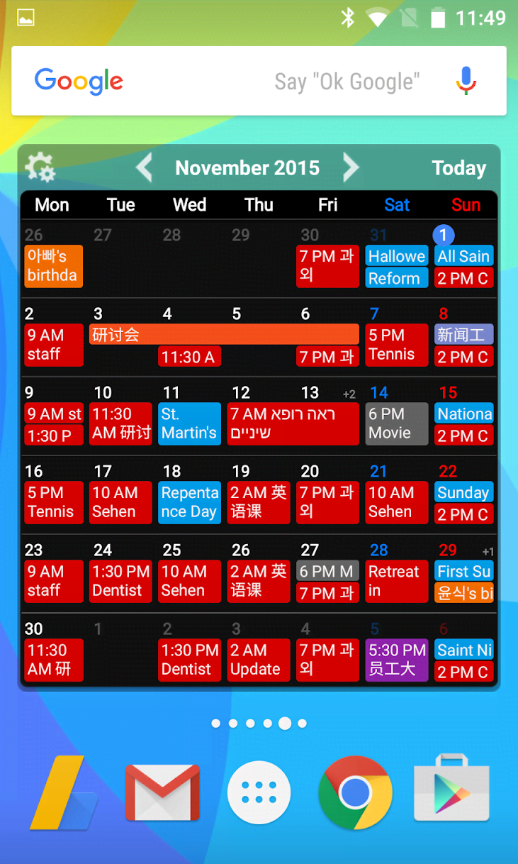 Calendar Widgets preview image 3