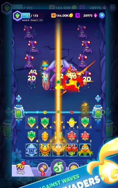 Merge Plants: Aliens Defense screenshot 1