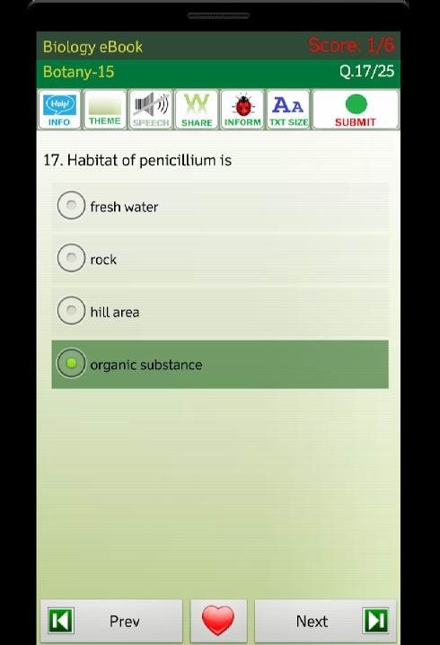 Biology eBook and Quiz screenshot 3