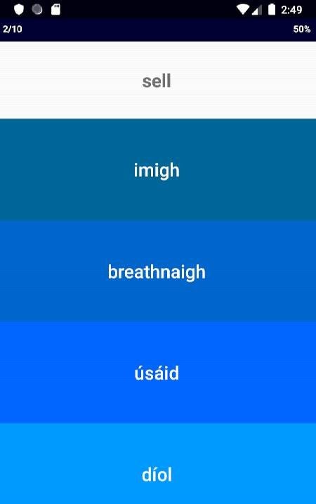 Irish Verb Blitz Pro screenshot 4