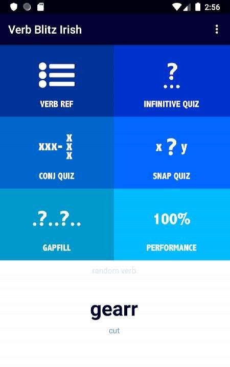 Irish Verb Blitz Pro screenshot 1