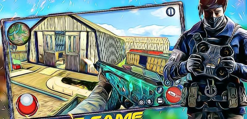 Anti-Terrorism Gun Strike - Free Gun Shooter Game screenshot 1