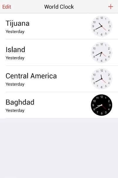 Phone X Clock screenshot 1