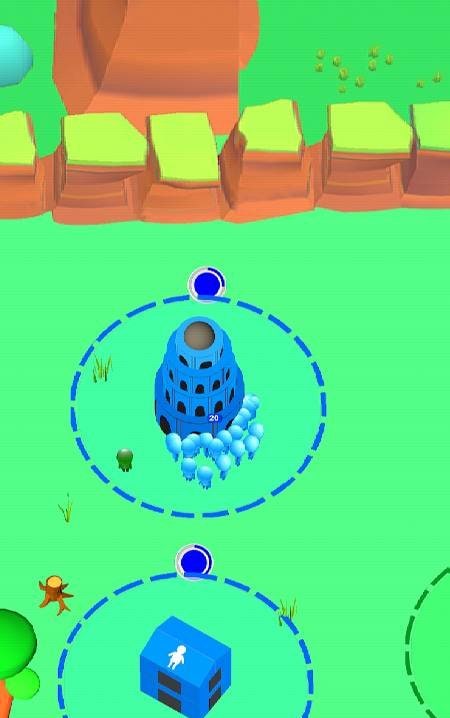 Giant Crowd.io: House Capture gameplay screenshot 4