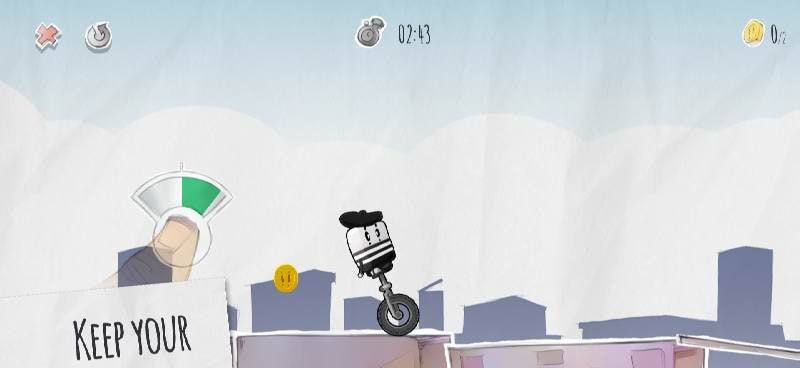 Unimime - Unicycle Madness screenshot 1