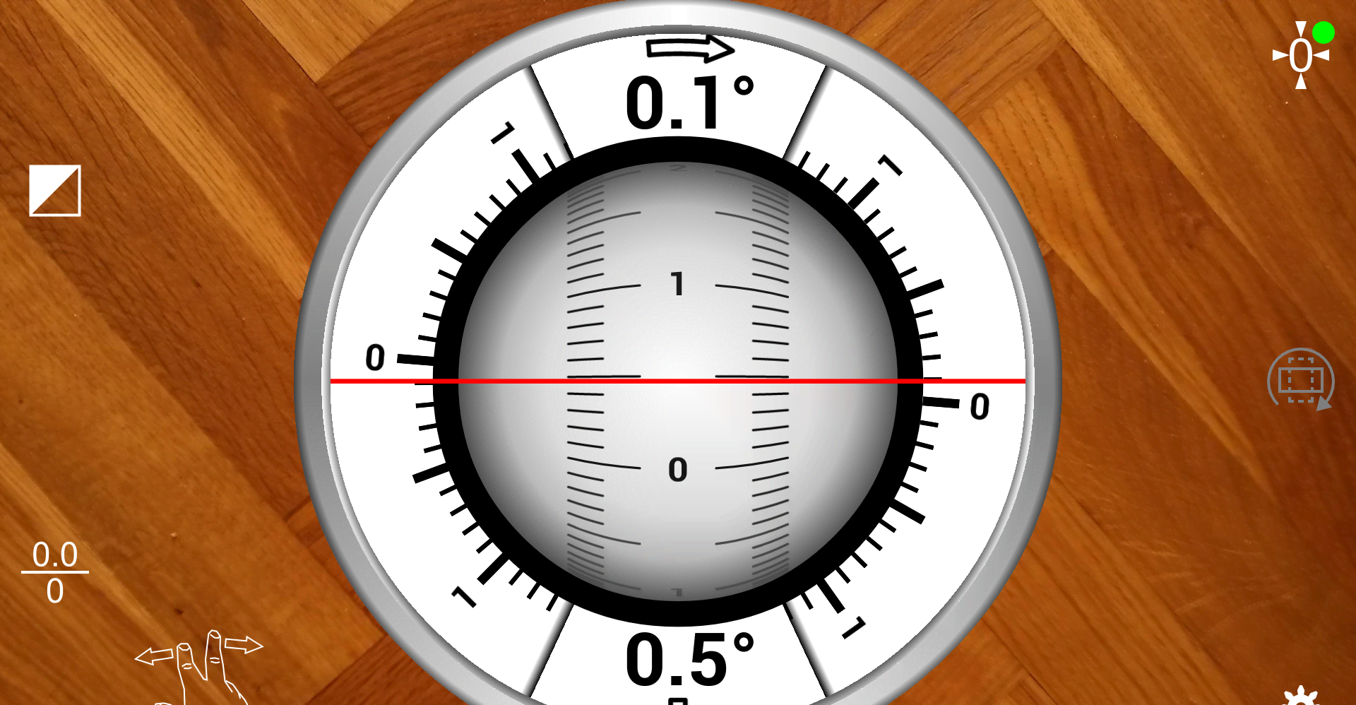 Rotating Sphere Inclinometer screenshot 2