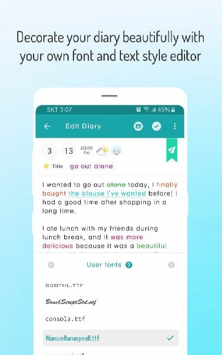 POPdiary+ : diary, journal screenshot 2