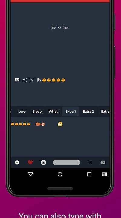 Le Face Keyboard - Text Emoji and Copypasta screenshot 2