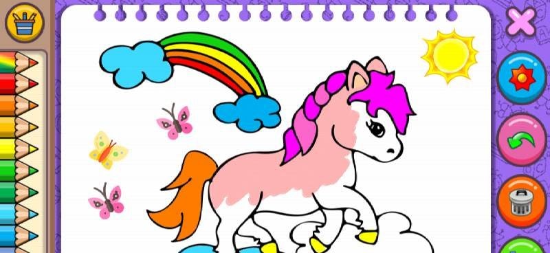 Princess Coloring Book & Games screenshot 2