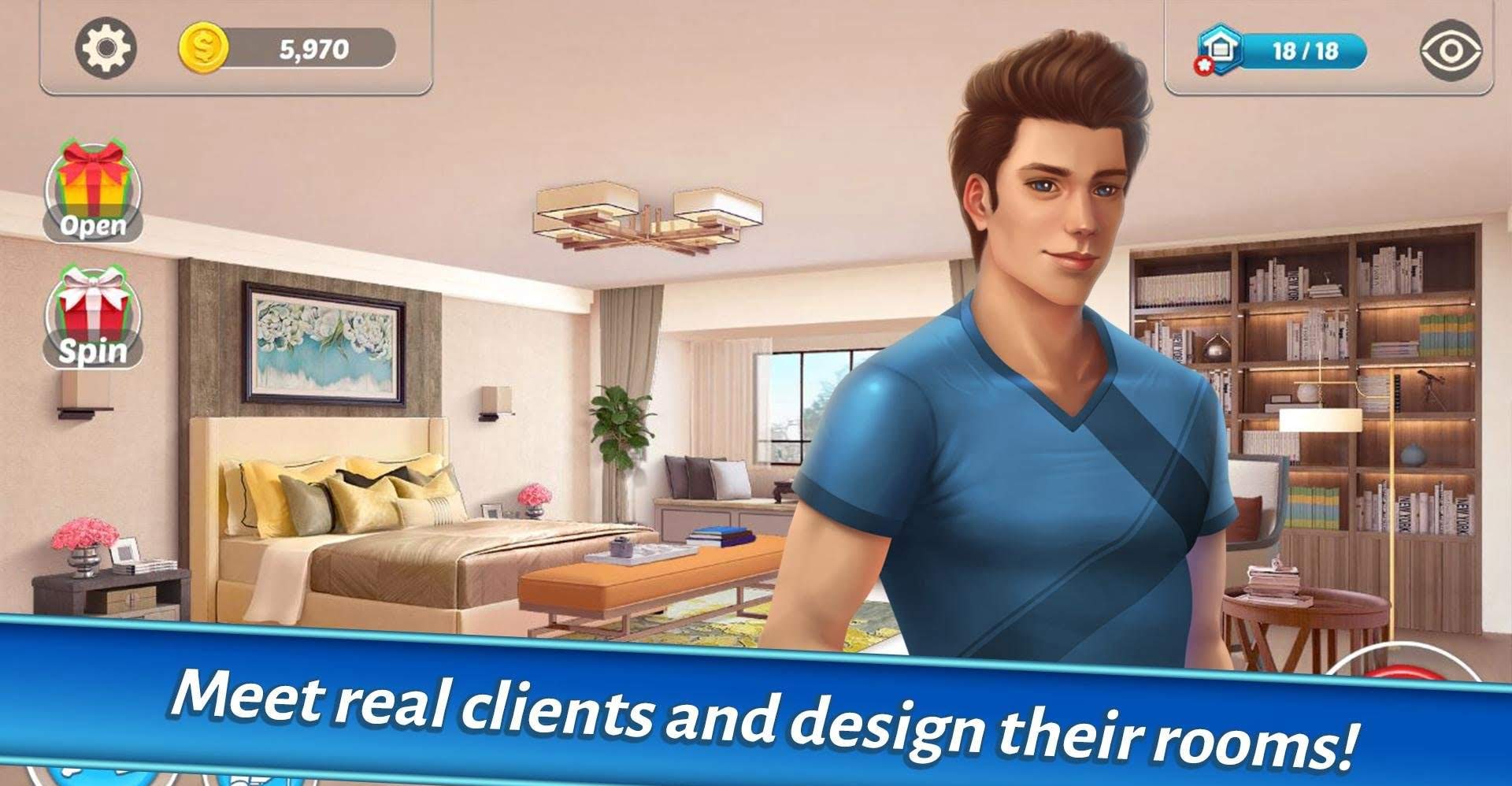 Home Designer - Match + Blast to Design a Makeover screenshot 2