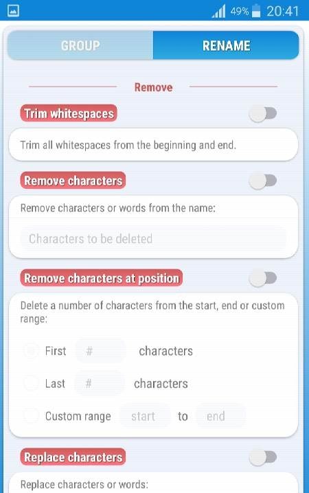 Bulk Rename & Group Pro screenshot 3