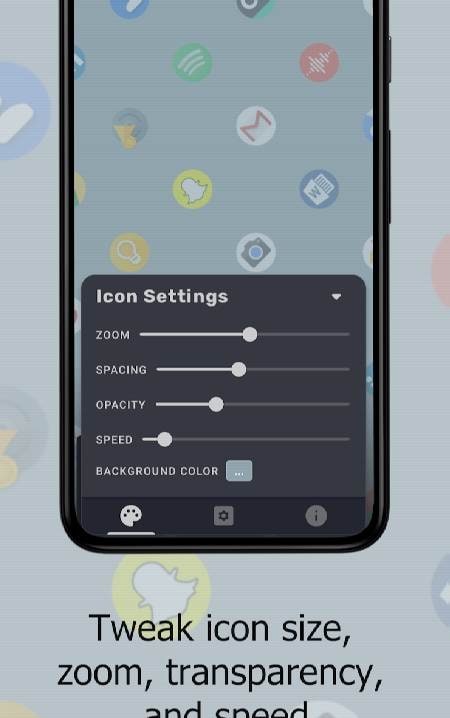 Scrolling Icons Live Wallpaper screenshot 1