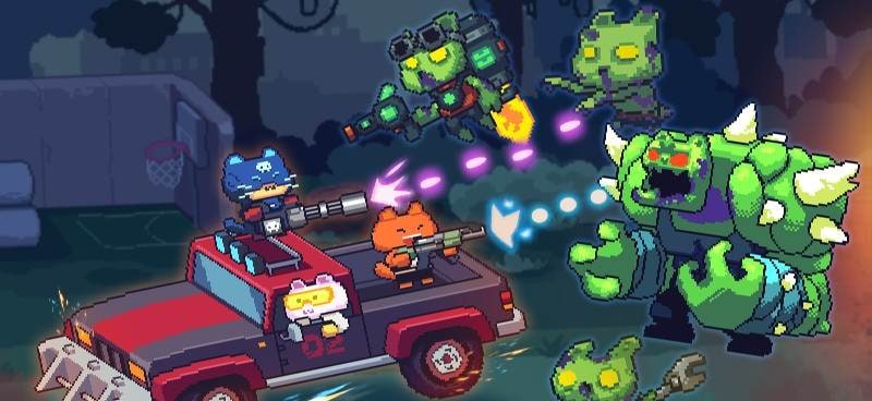 Cat Fire 2 - Offline Zombie Shooter gameplay screenshot 1
