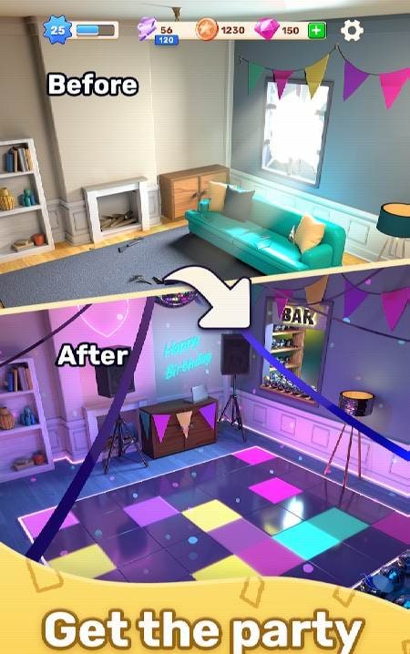 Merge Party gameplay screenshot 1