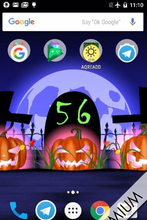 Halloween live wallpaper with countdown and sounds screenshot 4