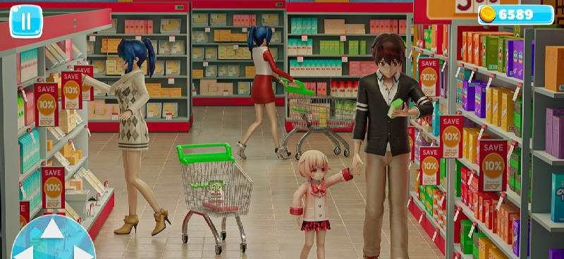 Anime Father Simulator: Virtual Family Life 3D gameplay screenshot 2