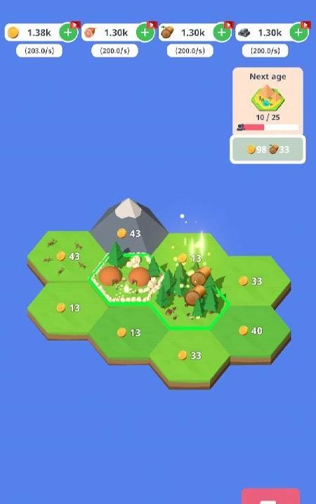 Nation Leader：Strategy Clicker game interface