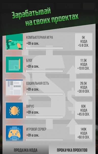 Programmer Simulator Clicker SJProgerSimulator screenshot 4