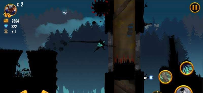 Ninja Warrior Shadow gameplay screenshot 2