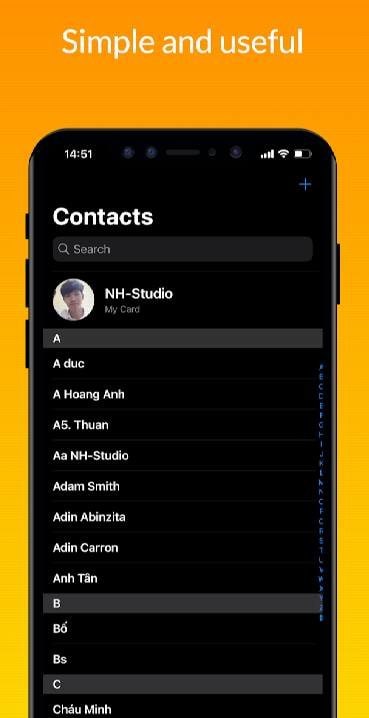 iContacts – iOS Contact, iPhone style Contacts Screenshot 2